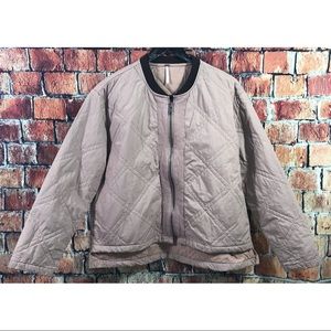 Free People Quilted Stitched High Low Jacket Coat